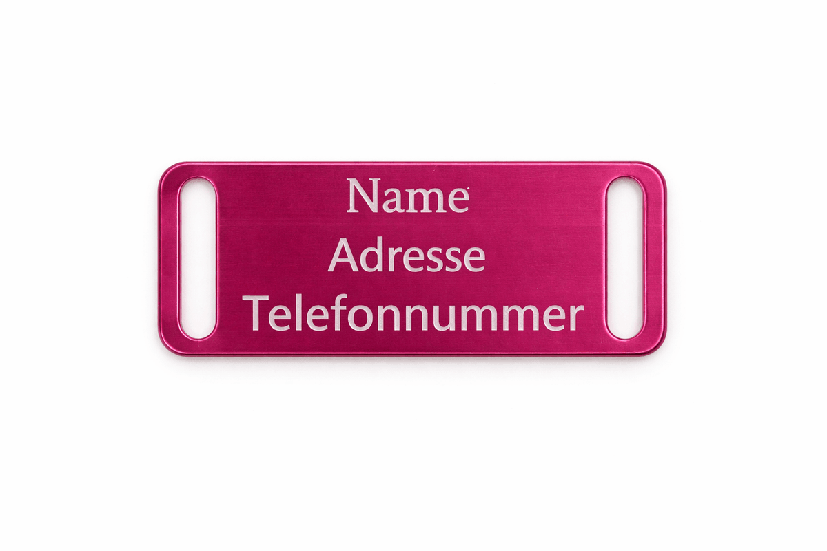 Hunde- & Katzen-Namensschild Aluminium